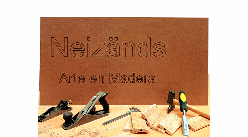 Neizänds arte en madera logo