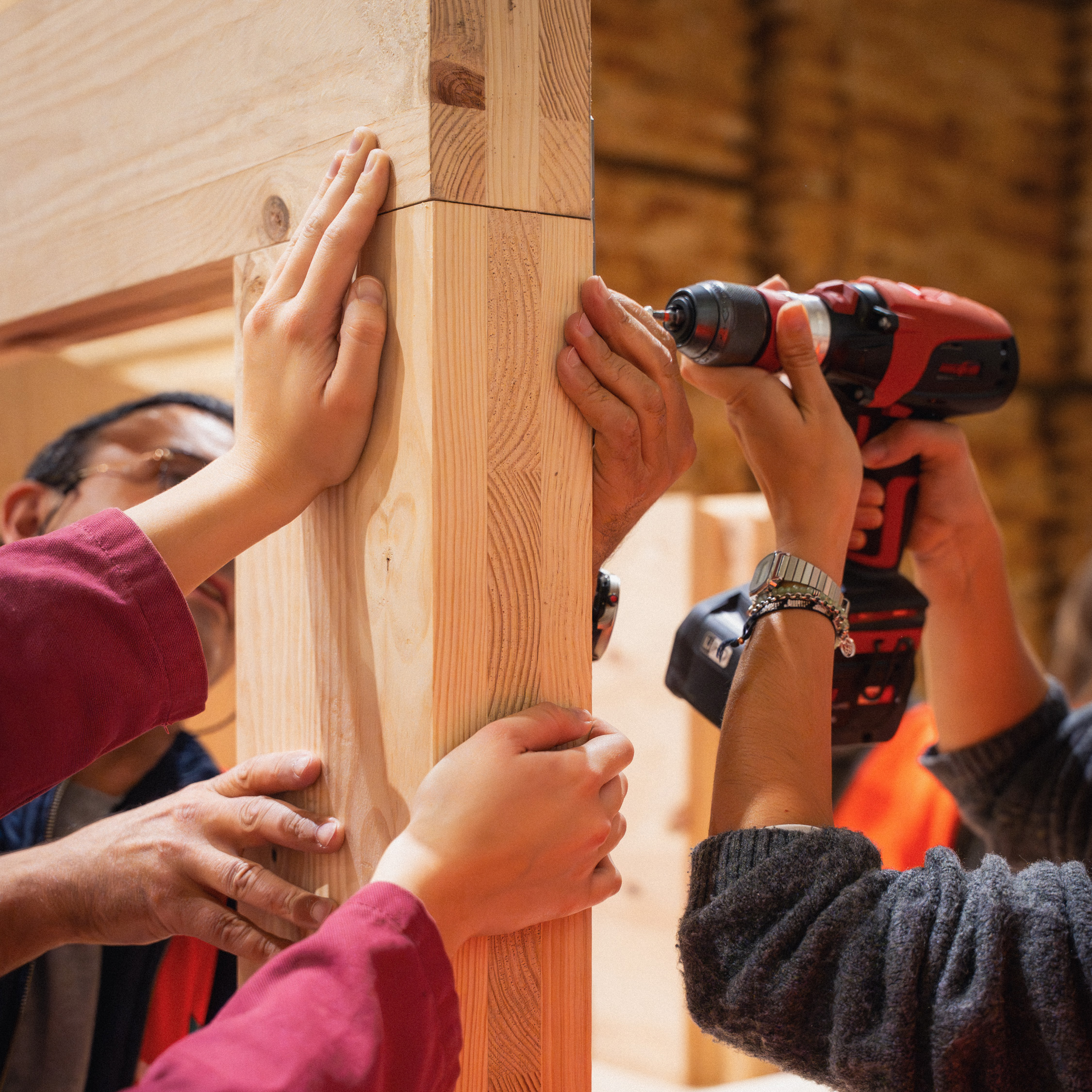 Puesta en obra de estructuras de madera