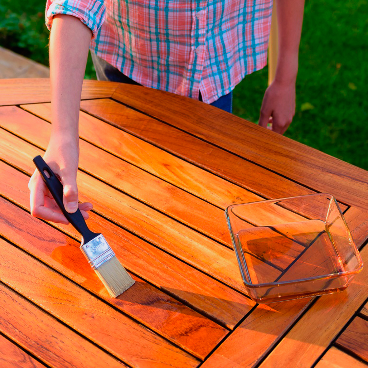 Lyssolen aceite para teka